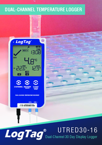 Thumbnail of document Data Sheet - UTRED30-16 30 Day Temperature Logger With Display